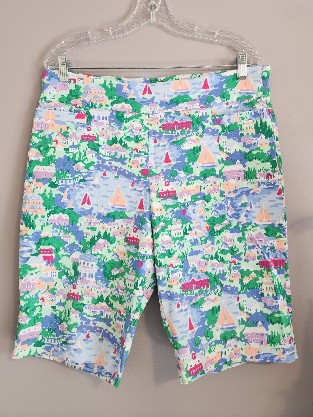 Kim Rogers Pull on Stretch Bermuda Shorts Size 14